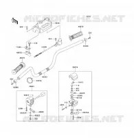 HANDLEBAR voor Kawasaki KLF300 1993