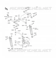 REAR SUSPENSION voor Kawasaki KLF300 1993