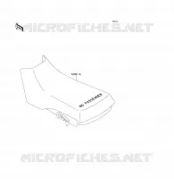 SEAT voor Kawasaki KLF300 1993