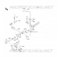 BRAKE PEDAL voor Kawasaki KLF300 1994