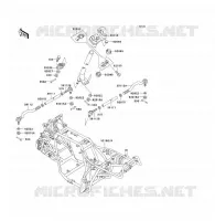 CHASSIS voor Kawasaki KLF300 1994