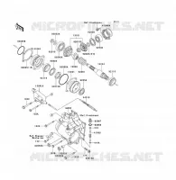FRONT GEAR voor Kawasaki KLF300 1994
