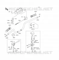 HANDLEBAR voor Kawasaki KLF300 1994