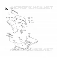 LABELS voor Kawasaki KLF300 1994