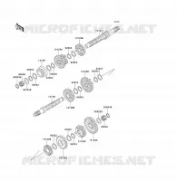 TRANSMISSION voor Kawasaki KLF300 1994
