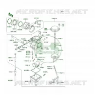 CARBURETOR voor Kawasaki KLF300 1994