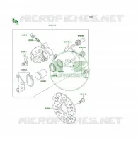 FRONT BRAKE voor Kawasaki KLF300 1994