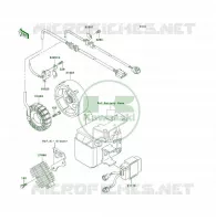 GENERATOR voor Kawasaki KLF300 1994