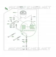 OPTION PARTS(COMPTEUR) voor Kawasaki KLF300 1994