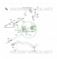SHIFT voor Kawasaki KLF300 1994