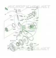 STARTER MOTOR voor Kawasaki KLF300 1994