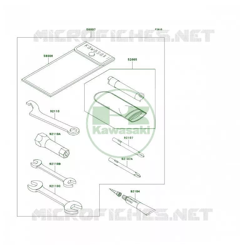 TOOL Kawasaki QUAD 400 1996 KLF400 4X4  KLF400-B4
