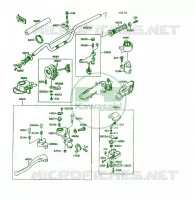 HANDLEBAR voor Kawasaki KSF250 1989