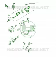 SWITCH voor Kawasaki KSF250 1989