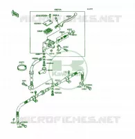 FRONT MASTER CYLINDER voor Kawasaki KSF250 1990