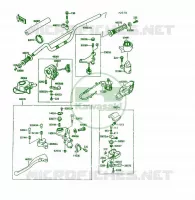 HANDLEBAR voor Kawasaki KSF250 1990
