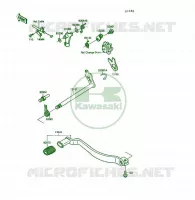 SHIFT voor Kawasaki KSF250 1990