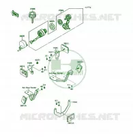 SWITCH voor Kawasaki KSF250 1990