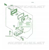 TAILLIGHT voor Kawasaki KSF250 1990