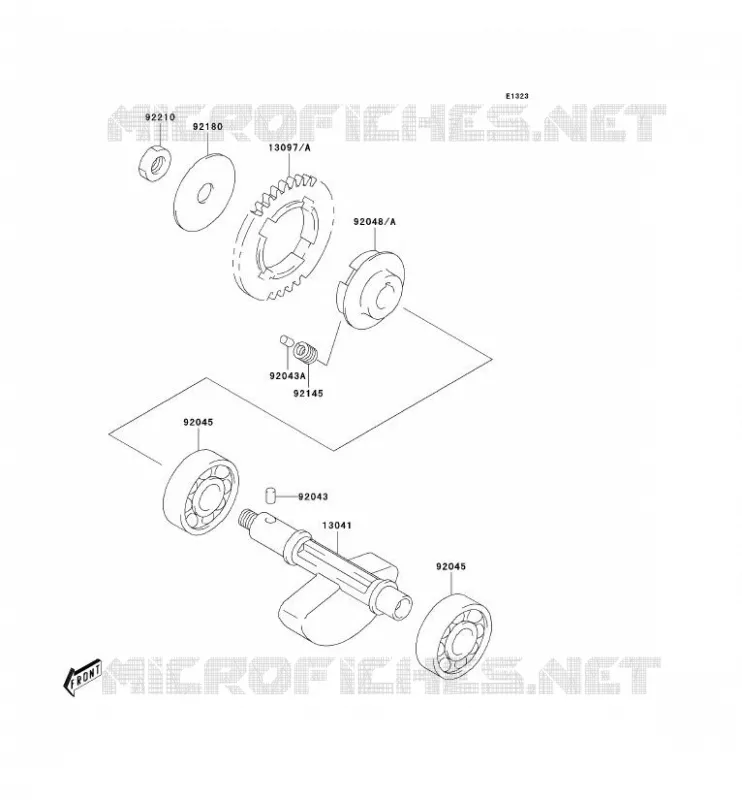 BALANCER Kawasaki QUAD 400 2004 KFX400  KSF400-A2