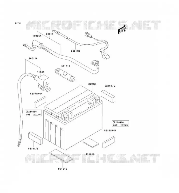 BATTERIE Kawasaki QUAD 400 2004 KFX400  KSF400-A2
