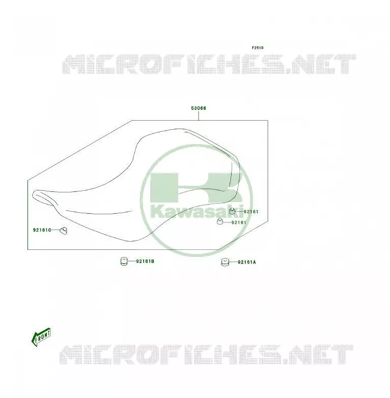 SEAT Kawasaki QUAD 400 2006 KFX400  KSF400A6F
