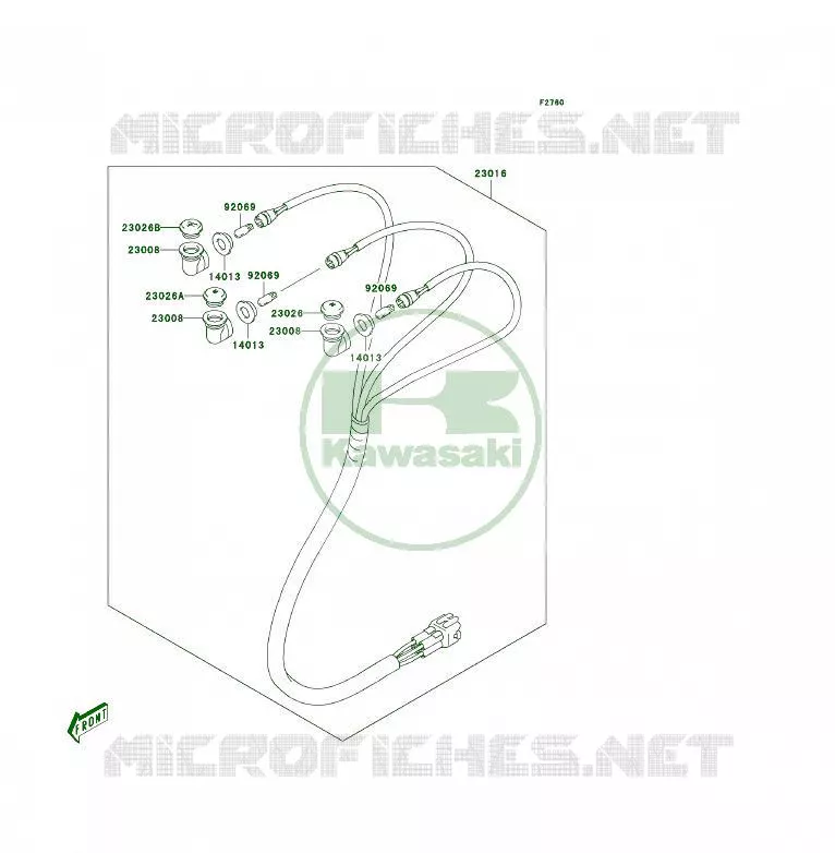 CHASSIS ELECTRICAL EQUIPMENT Kawasaki QUAD 400 2006 KFX400  KSF400A6F