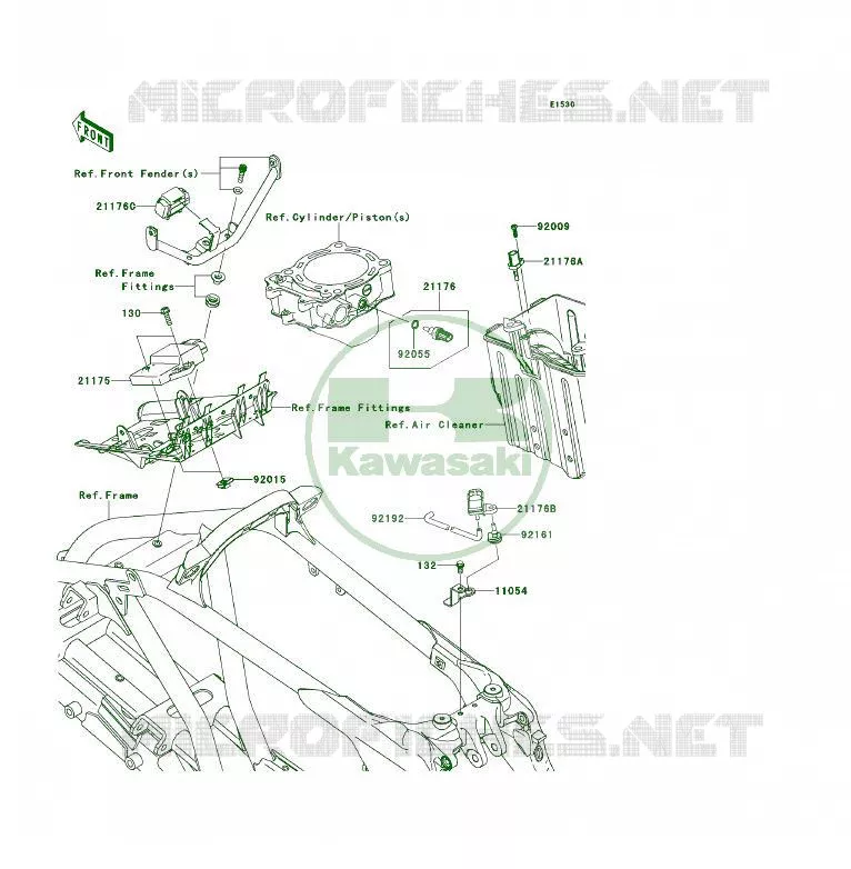 FUEL INJECTION Kawasaki QUAD 450 2010 KFX450R  KSF450BAF
