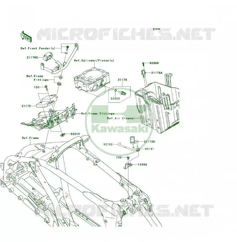 FUEL INJECTION Kawasaki QUAD 450 2010 KFX450R  KSF450BAF