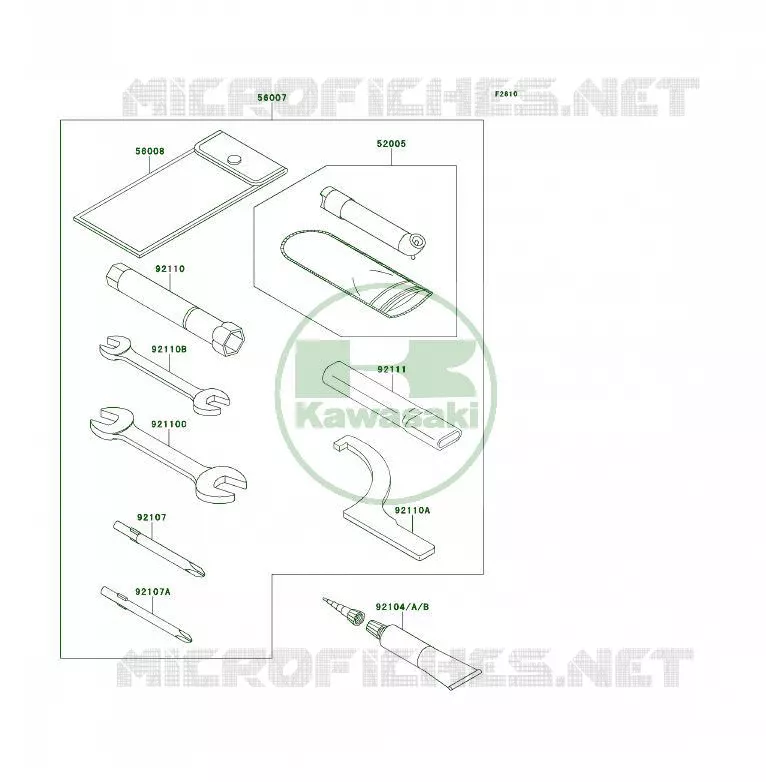 TOOL Kawasaki QUAD 450 2011 KFX450R  KSF450BBF
