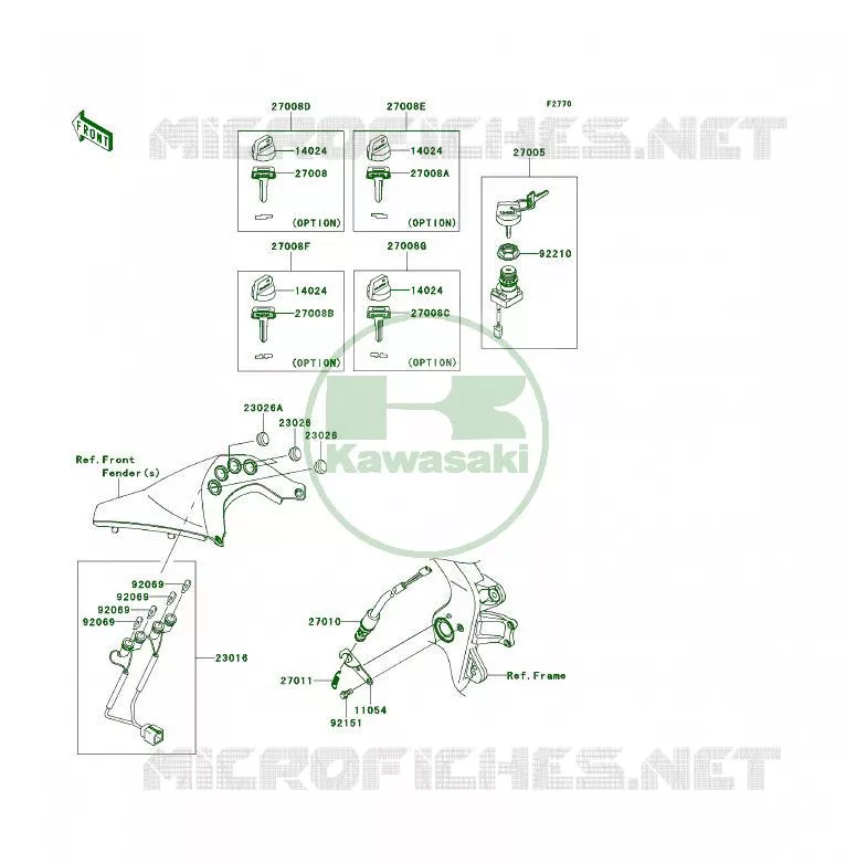 SWITCH Kawasaki QUAD 450 2012 KFX450R  KSF450BCS