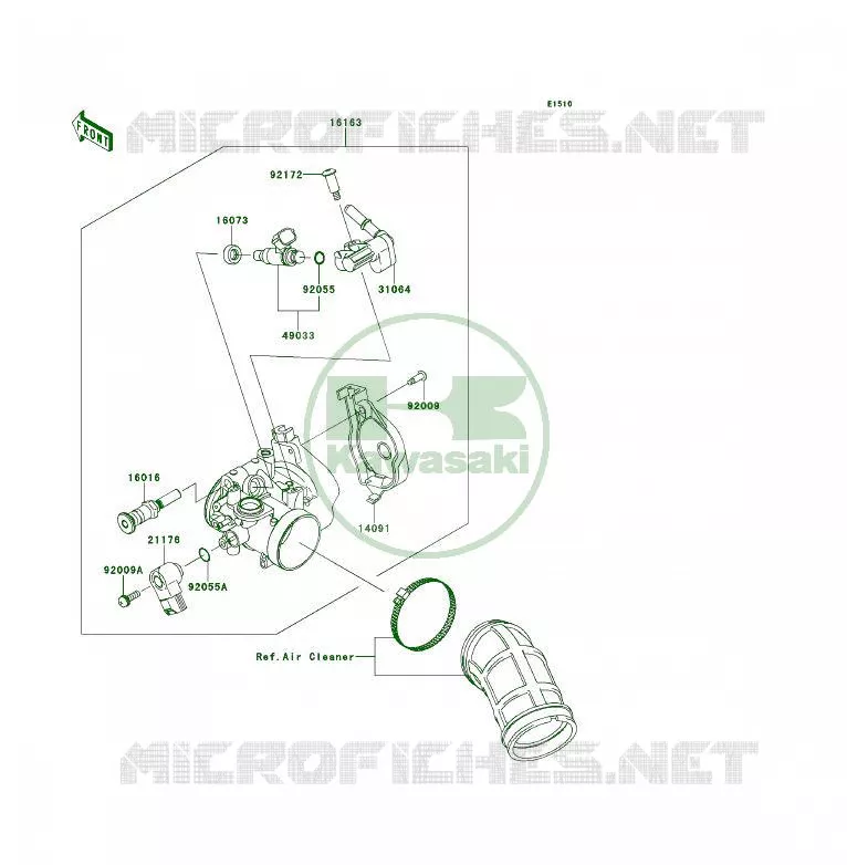 CARBURETOR Kawasaki QUAD 450 2013 KFX450R  KSF450BDF