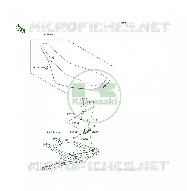 SEAT Kawasaki QUAD 450 2013 KFX450R  KSF450BDF