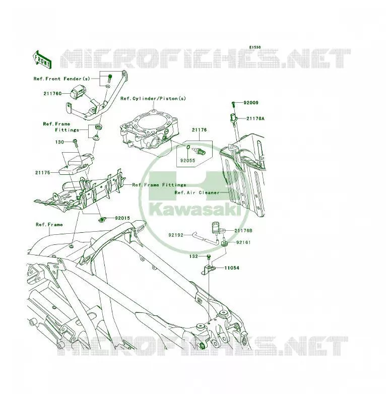 FUEL INJECTION Kawasaki QUAD 450 2013 KFX450R  KSF450BDF
