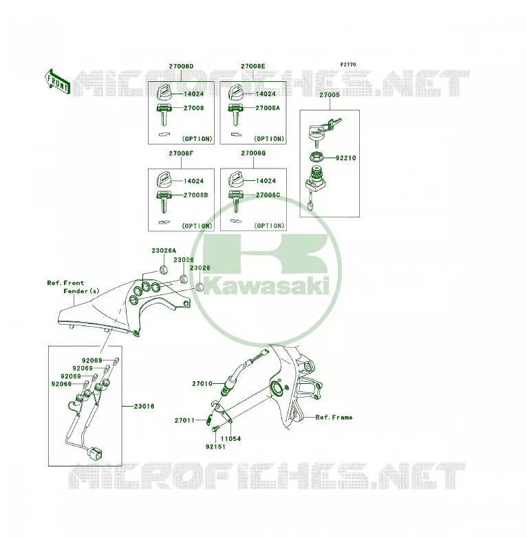 SWITCH Kawasaki QUAD 450 2013 KFX450R  KSF450BDF