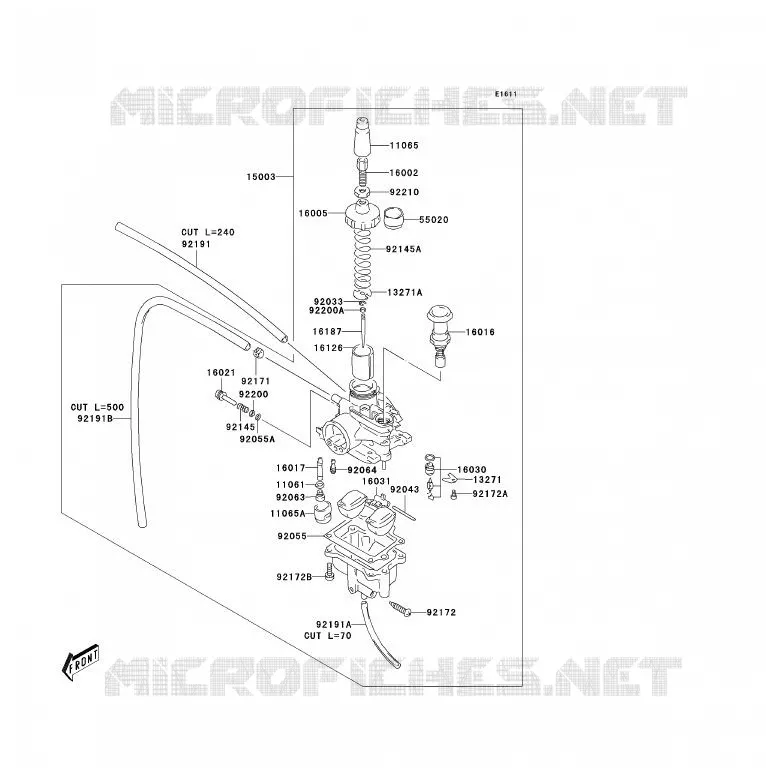 CARBURETOR Kawasaki QUAD 80 2004 KFX80  KSF80-A2