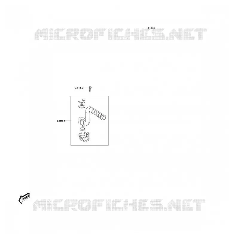 KICK STARTER Kawasaki QUAD 90 2007 KFX90  KSF90A7F
