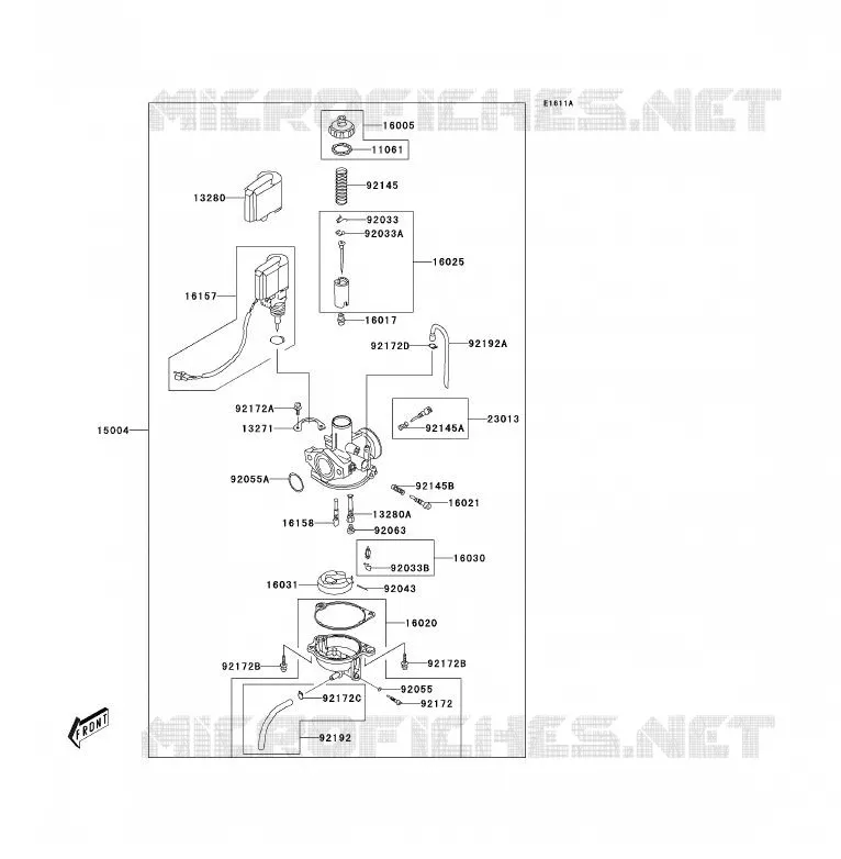 CARBURETOR Kawasaki QUAD 90 2009 KFX90  KSF90A9S