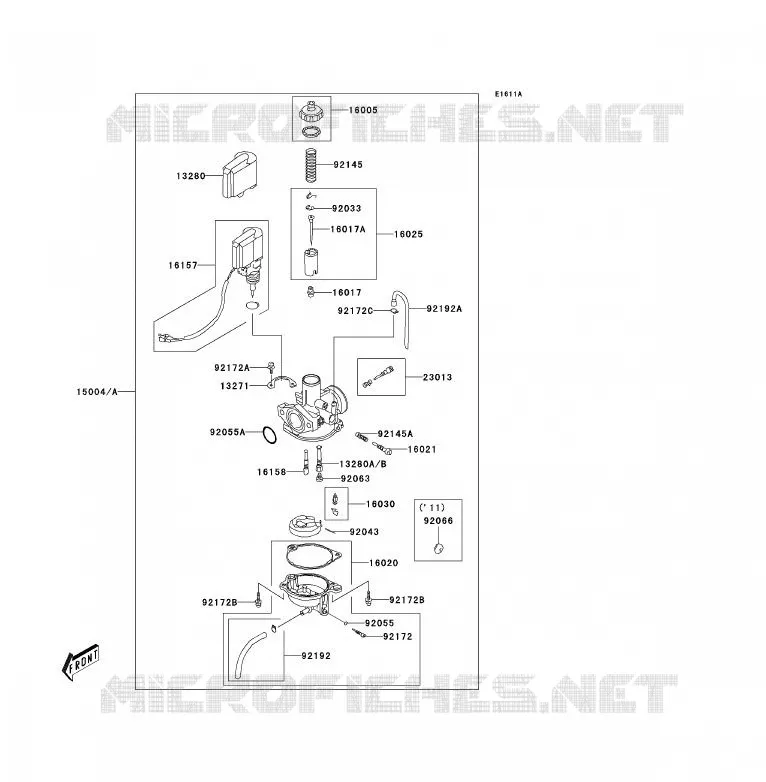 CARBURETOR Kawasaki QUAD 90 2010 KFX90  KSF90AAF