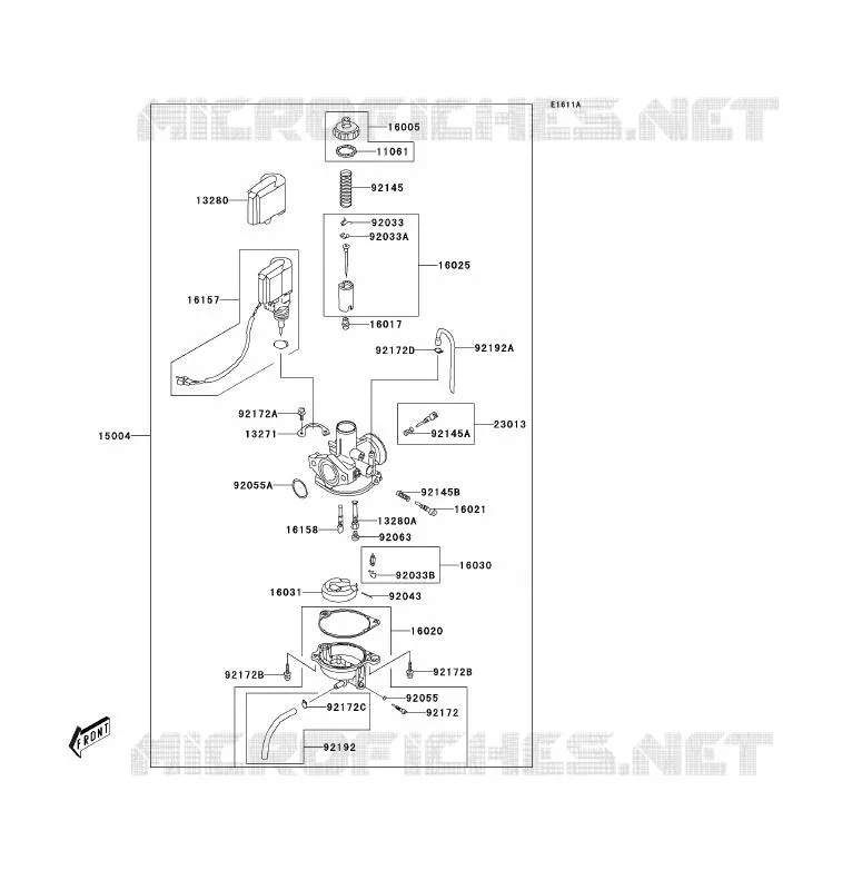 CARBURETOR Kawasaki QUAD 90 2010 KFX90  KSF90AAF