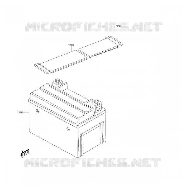 BATTERIE Kawasaki QUAD 90 2014 KFX90  KSF90AEF