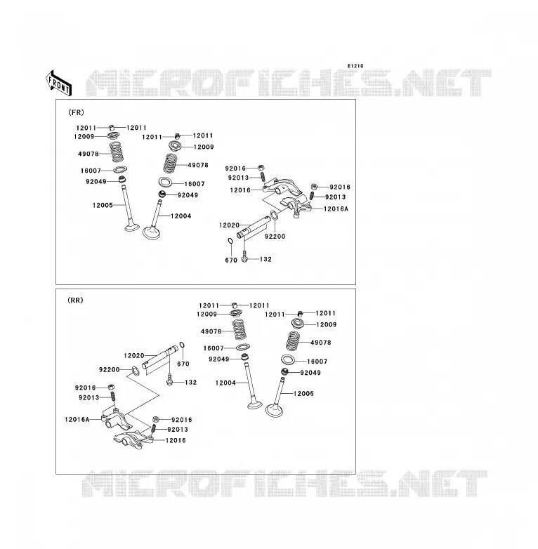 VALVE Kawasaki QUAD 700 2004 KFX700  KSV700-A1