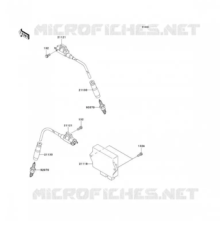 IGNITION SYSTEM Kawasaki QUAD 700 2005 KFX700  KSV700-A2