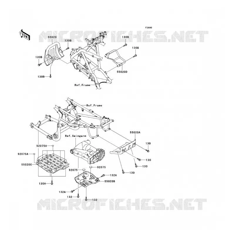 PROTECTION(S) Kawasaki QUAD 700 2005 KFX700  KSV700-A2