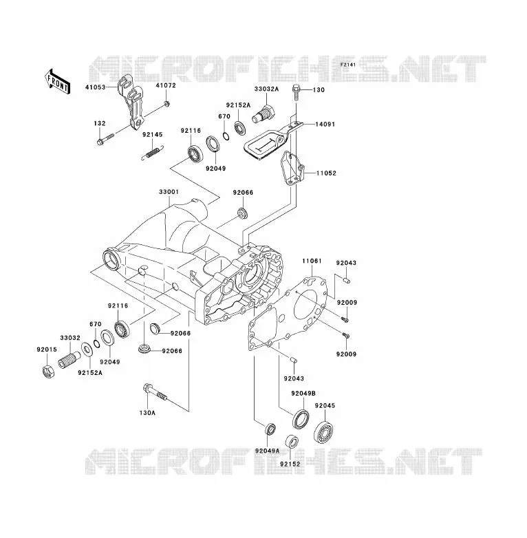 SWINGARM Kawasaki QUAD 700 2005 KFX700  KSV700-A2
