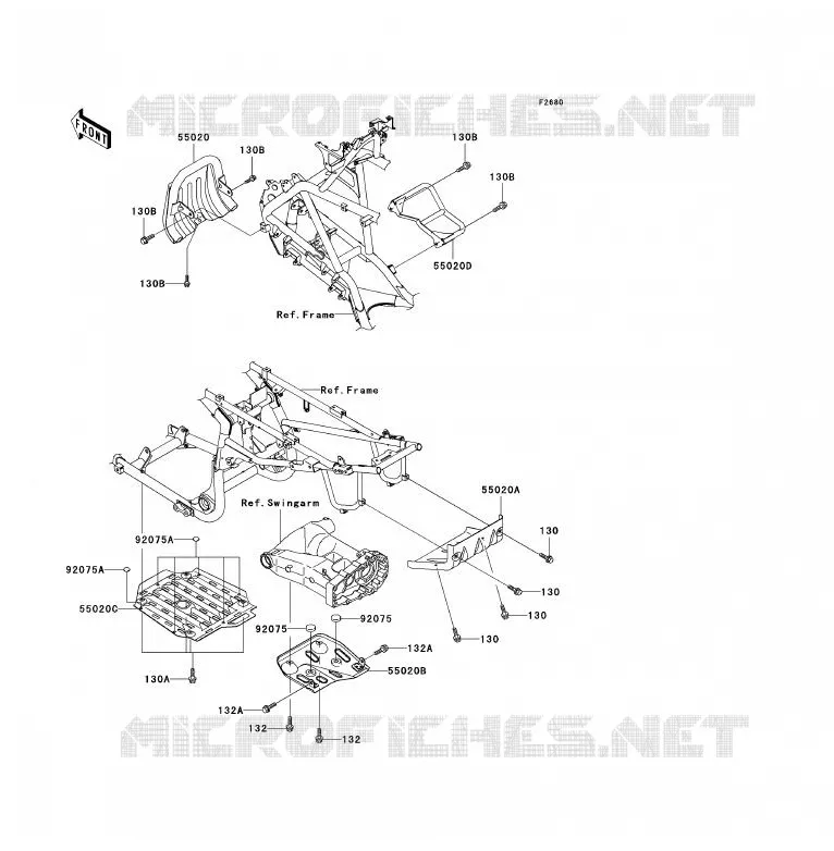 PROTECTION(S) Kawasaki QUAD 700 2005 KFX700  KSV700-A2