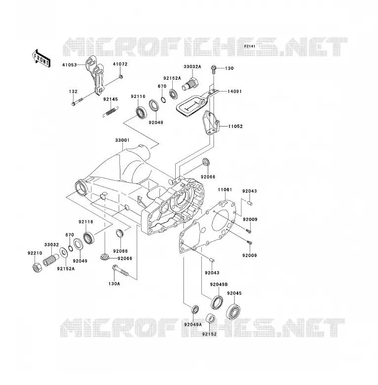 SWINGARM Kawasaki QUAD 700 2007 KFX700  KSV700A7F