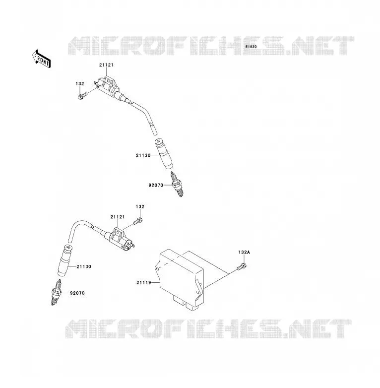 IGNITION SYSTEM Kawasaki QUAD 700 2011 KFX700  KSV700ABF