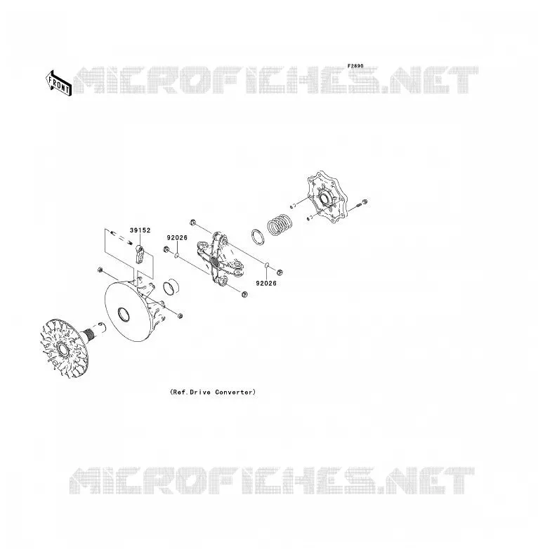 OPTION PARTS Kawasaki QUAD 700 2011 KFX700  KSV700ABF