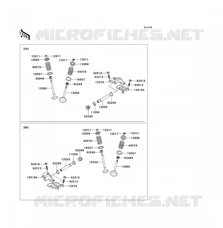 VALVE Kawasaki QUAD 700 2005 KFX700  KSV700-B2